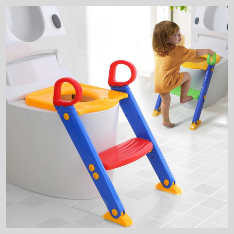 Folding Baby Potty Training Seat With Ladder