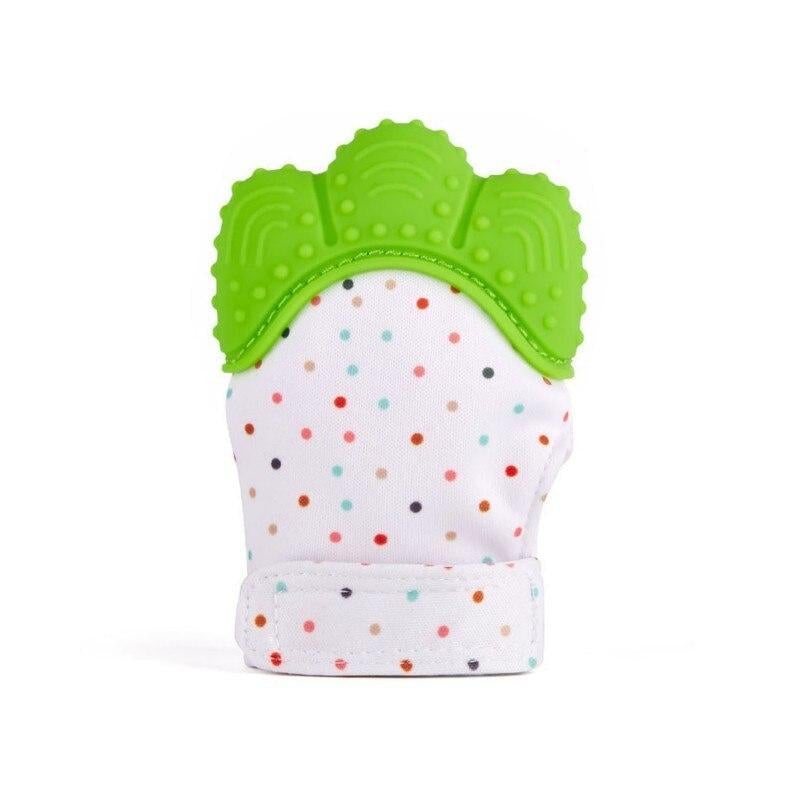 Baby Teether Gloves Squeaky Mitten Toy